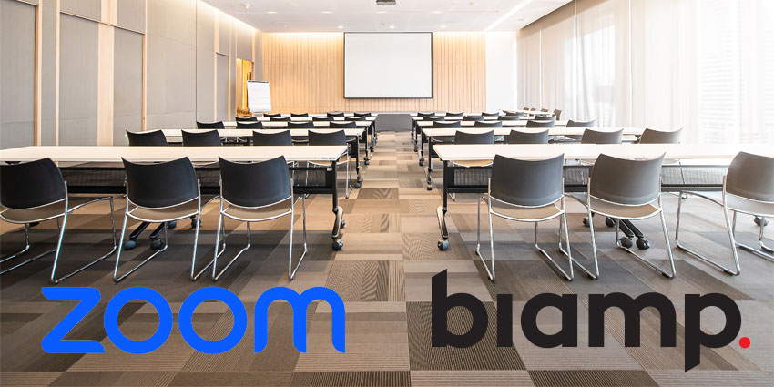 Biamp Large Rooms Solutions Receive Zoom Certification To Boost Conferencing