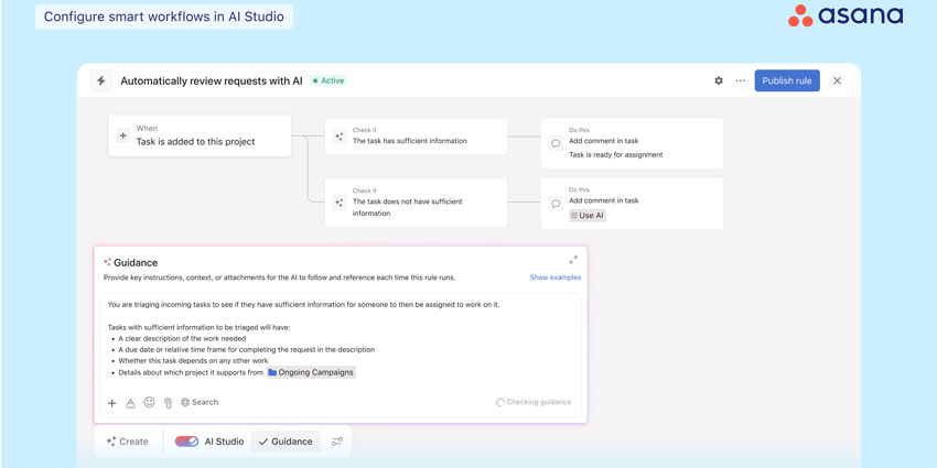 Asana Aims to Elevate Human/AI Coordination With Smart Workflow Gallery