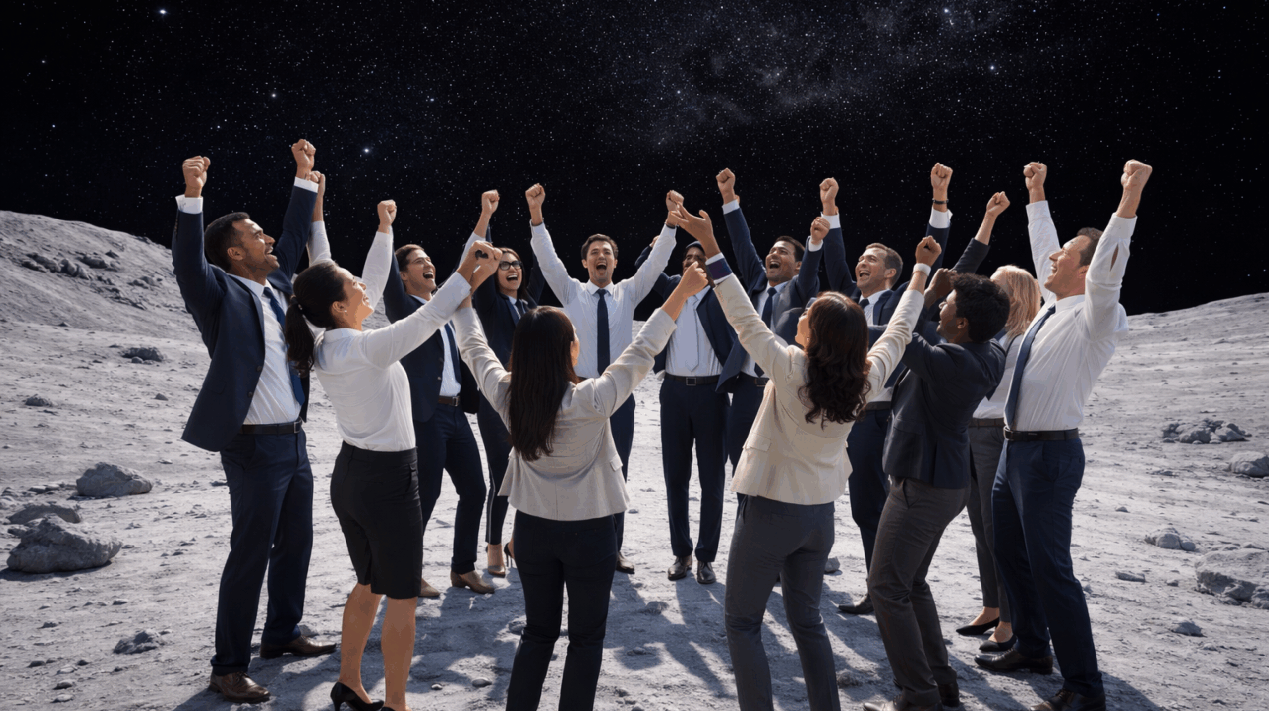 Image showing employees working in collaboration and are engaged