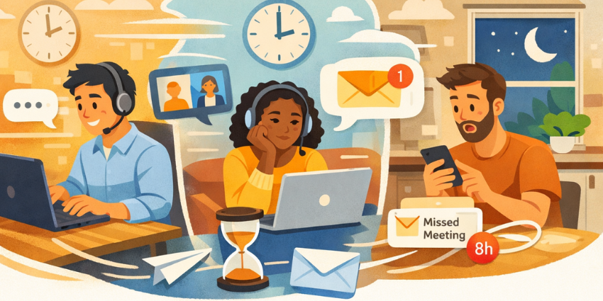 managing hybrid teams and communications gaps