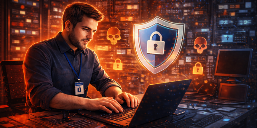 A enterprise team member deploys security tools to protect the company's UC structure. UC Security.