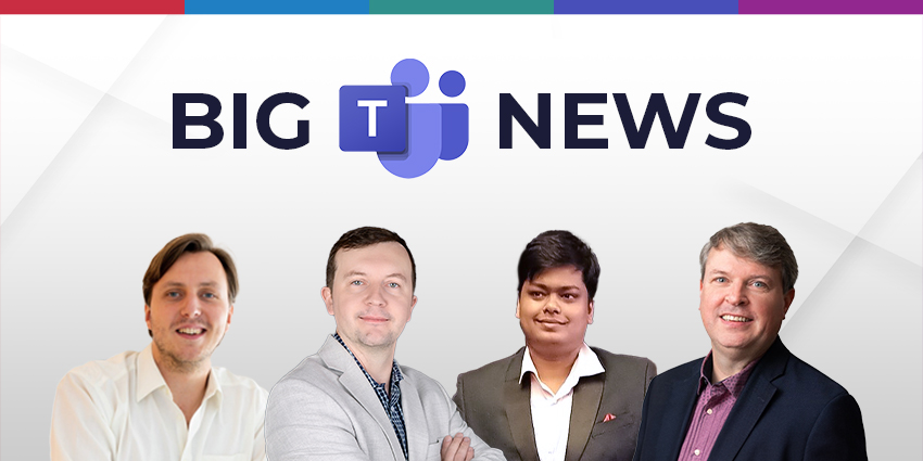 The panel of Microsoft Teams experts discussing the latest trends.