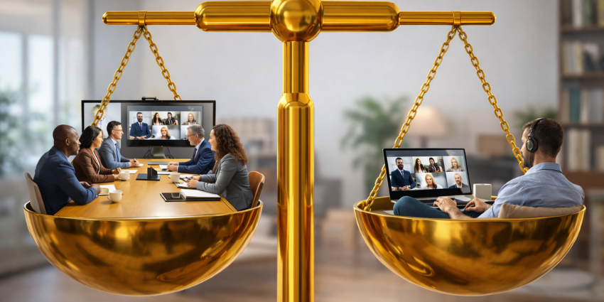 Workspace AV enabling hybrid meetings and measurable office ROI