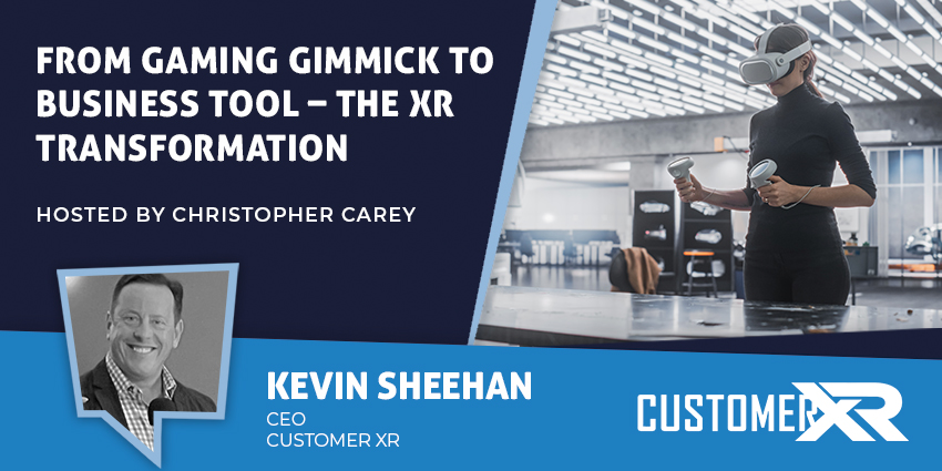 Kevin Sheehan discussing XR in business in a UC Today video interview