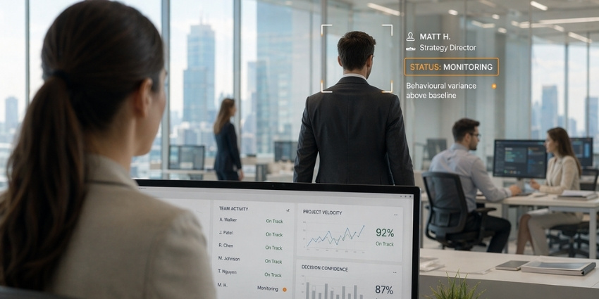 Future of Work - One Day in 2030 — Part 7: The System Flags You