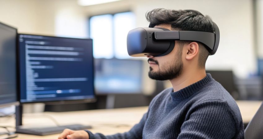 immersive workflow design XR productivity use cases enterprise XR workflows immersive collaboration tools XR performance optimisation uc today 2026 ai (1)