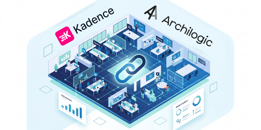 Kadence platform and Archilogic partnership powering the intelligent workplace and SpaceOps