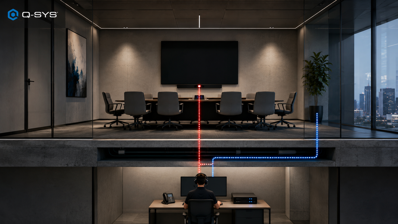 Q-SYS Reflect Integrations, Workplace Control